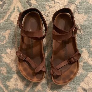 Birkenstock Yara Ankle Sandal - Oiled Leather